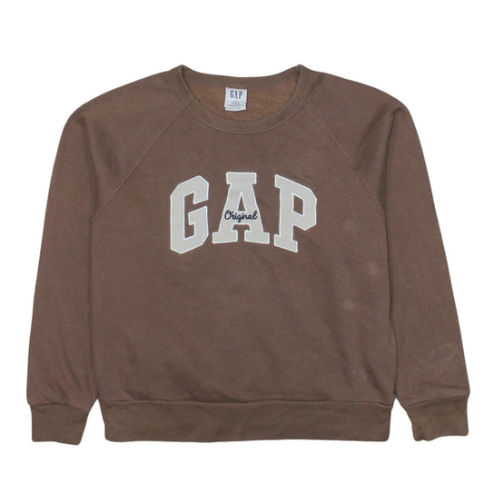 Womens UK Size S Gap Brown Pullover Sweatshirt