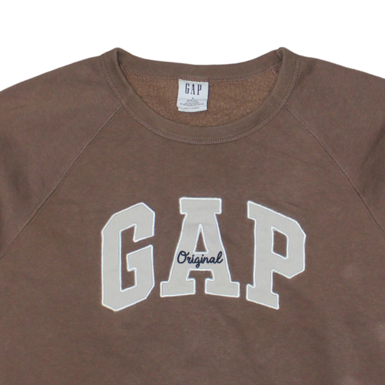 Womens UK Size S Gap Brown Pullover Sweatshirt