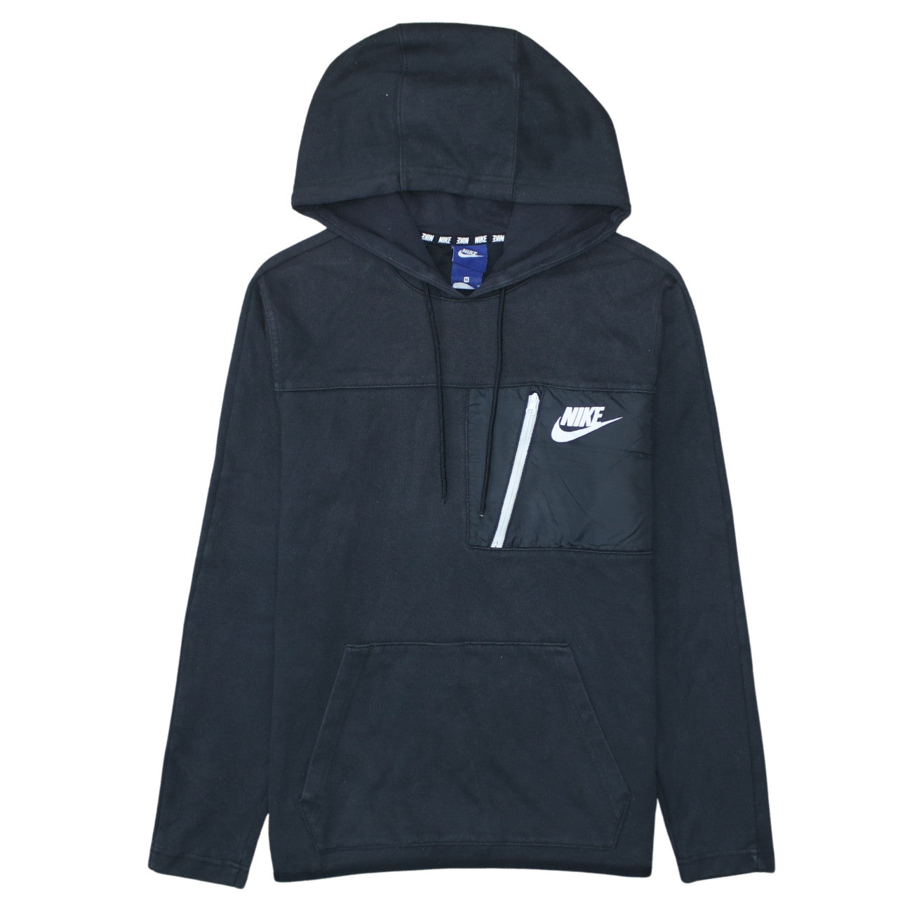 Mens UK Size M Nike Black Pullover Hoodie