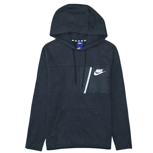 Mens UK Size M Nike Black Pullover Hoodie