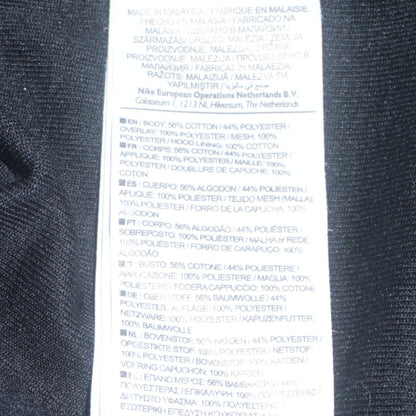 Mens UK Size M Nike Black Pullover Hoodie