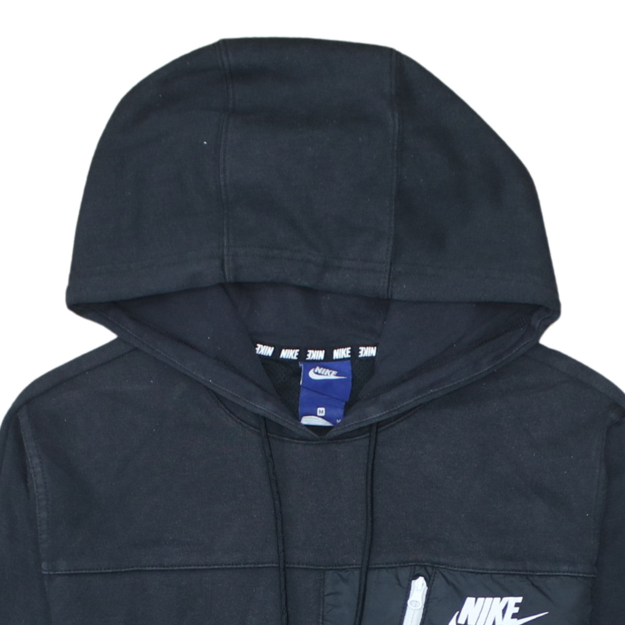 Mens UK Size M Nike Black Pullover Hoodie