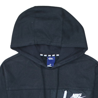 Mens UK Size M Nike Black Pullover Hoodie