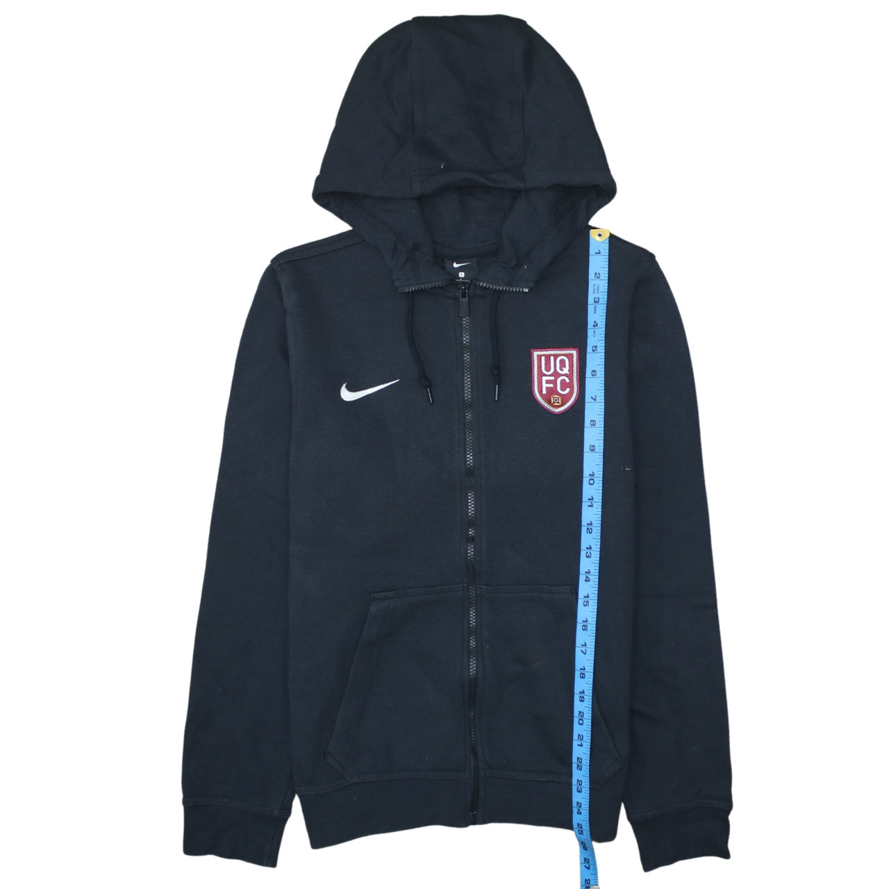 Mens UK Size S Nike Black Full Zip Hoodie