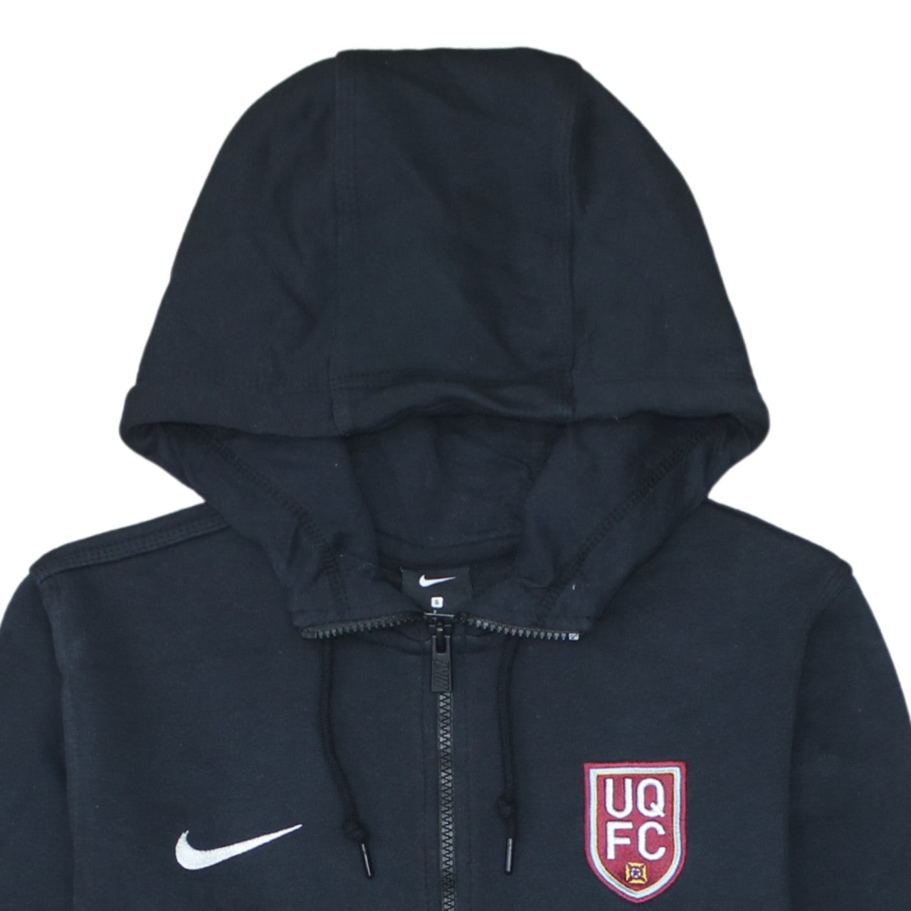 Mens UK Size S Nike Black Full Zip Hoodie