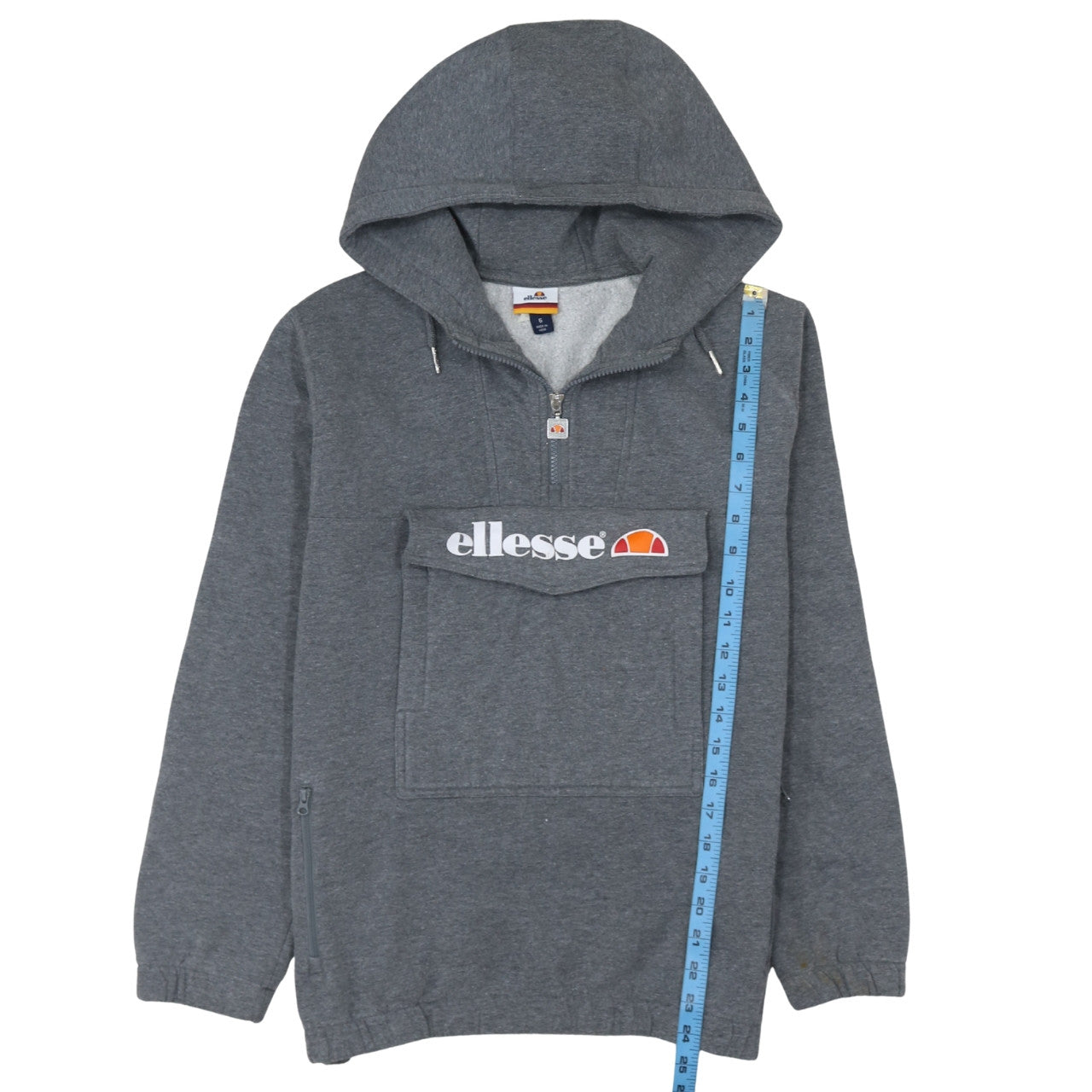Womens UK Size 6 ellesse Grey Pullover Hoodie