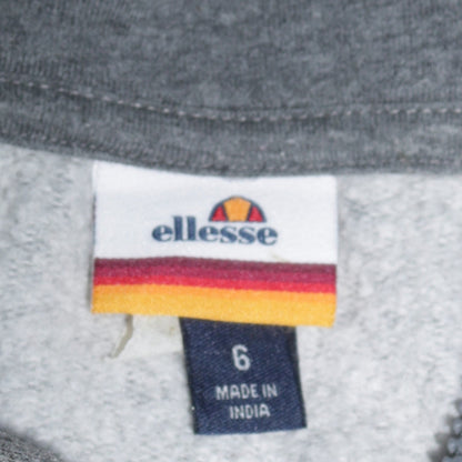 Womens UK Size 6 ellesse Grey Pullover Hoodie