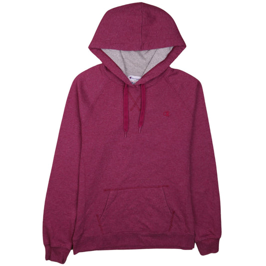Womens UK Size L Champion Red Pullover Hoodie