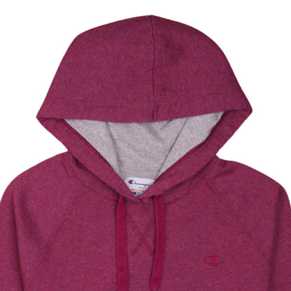 Womens UK Size L Champion Red Pullover Hoodie
