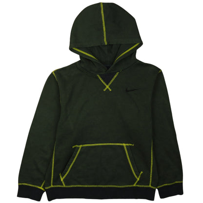Boys UK Size 12-13 Years Nike Green Pullover Hoodie