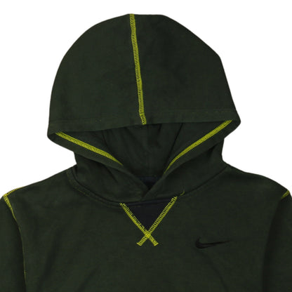 Boys UK Size 12-13 Years Nike Green Pullover Hoodie
