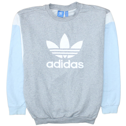 Womens UK Size 8 adidas Grey Pullover Sweatshirt