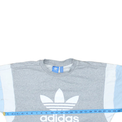 Womens UK Size 8 adidas Grey Pullover Sweatshirt
