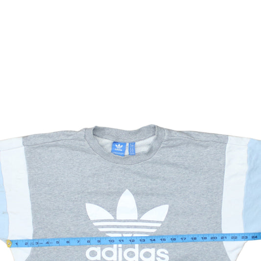 Womens UK Size 8 adidas Grey Pullover Sweatshirt