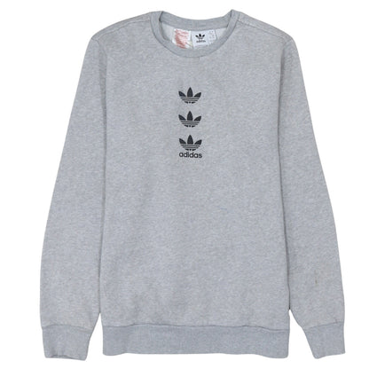 Adidas Boys Grey Crew Neck Pullover Sweatshirt 13-14 Years
