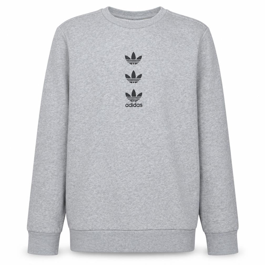 Adidas Boys Grey Crew Neck Pullover Sweatshirt 13-14 Years