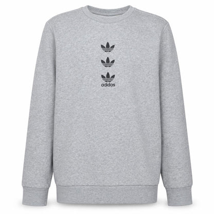 Adidas Boys Grey Crew Neck Pullover Sweatshirt 13-14 Years