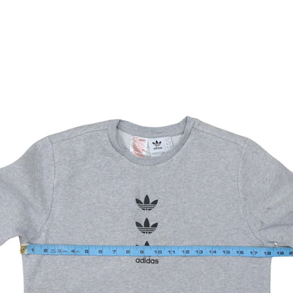 Adidas Boys Grey Crew Neck Pullover Sweatshirt 13-14 Years
