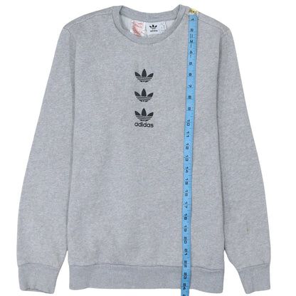 Adidas Boys Grey Crew Neck Pullover Sweatshirt 13-14 Years