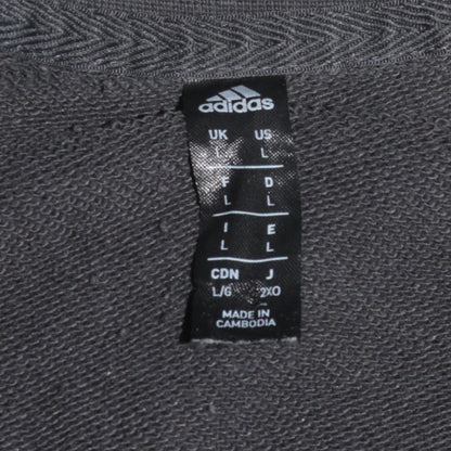 Mens UK Size L adidas Black Pullover Sweatshirt