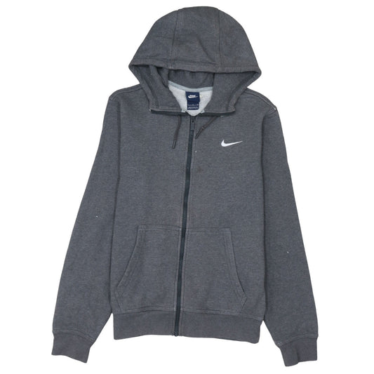 Mens UK Size S Nike Grey Full Zip Hoodie