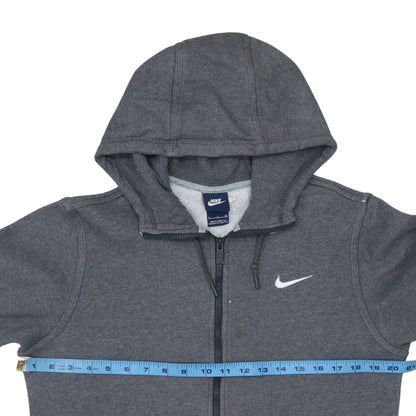 Mens UK Size S Nike Grey Full Zip Hoodie