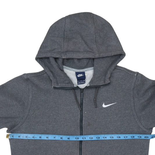 Mens UK Size S Nike Grey Full Zip Hoodie