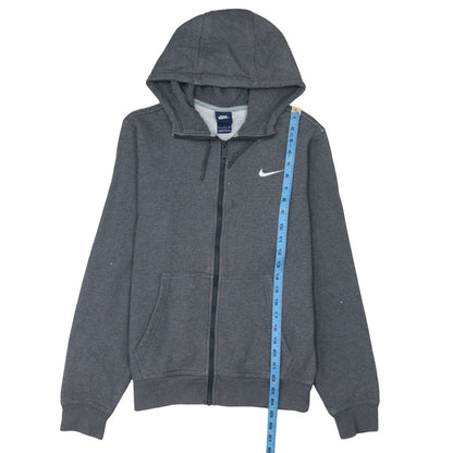 Mens UK Size S Nike Grey Full Zip Hoodie