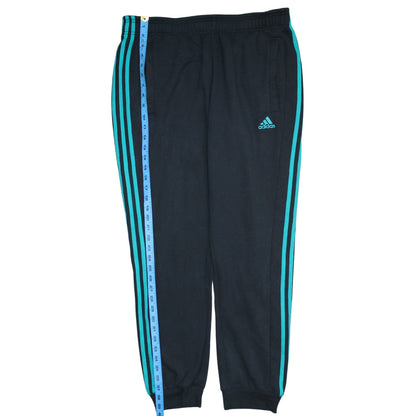 Mens UK Size L adidas Regular Fit Jogger Black Trousers