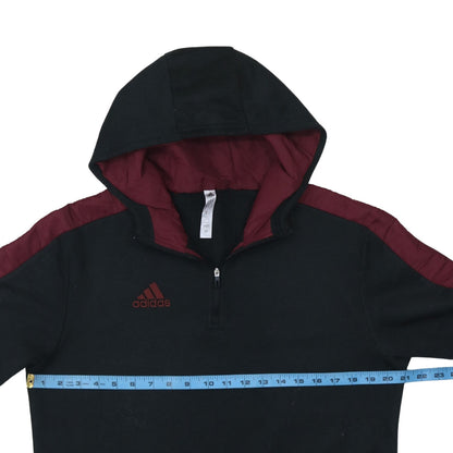 Mens UK Size M adidas Black Pullover Hoodie