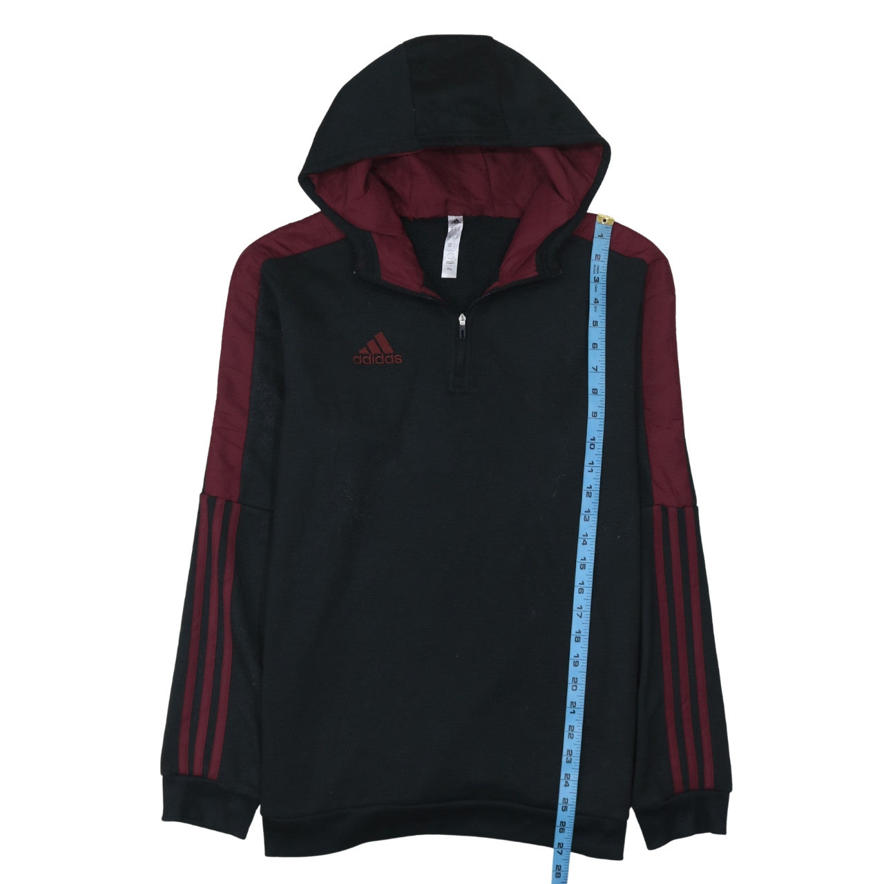 Mens UK Size M adidas Black Pullover Hoodie