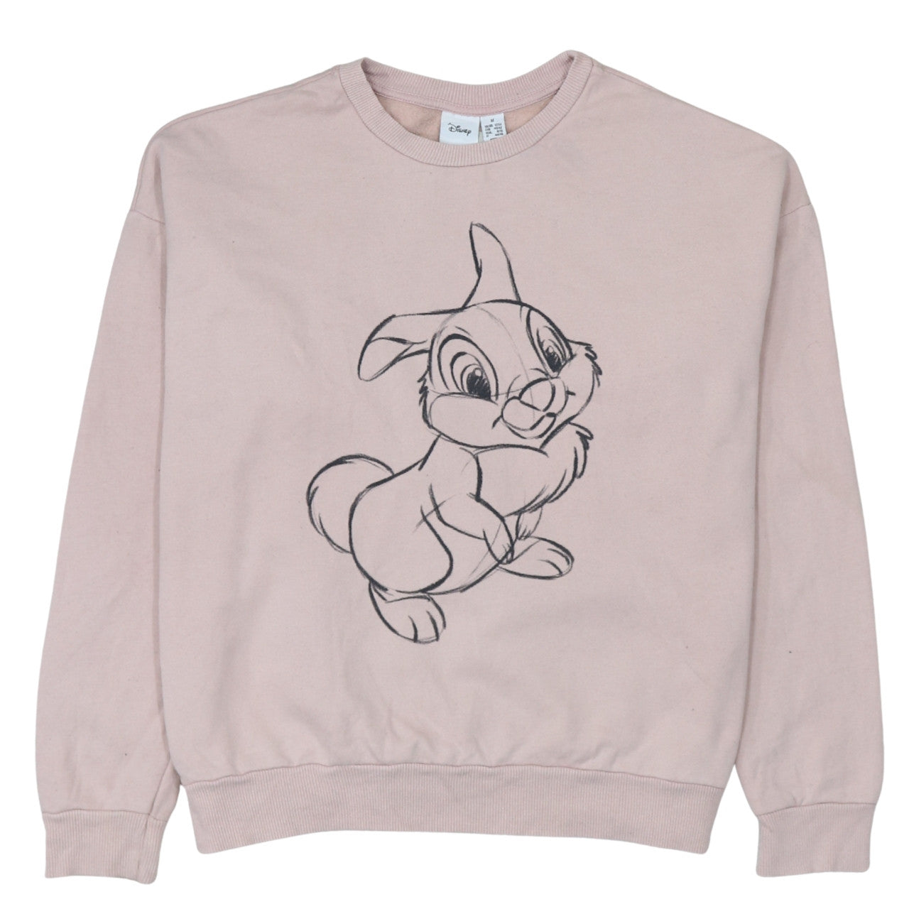 Womens UK Size M Disney Pink Pullover Sweatshirt