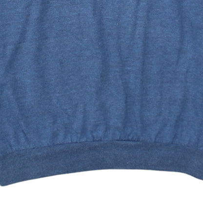 Mens UK Size XS adidas Blue 1/2 Zip Sweatshirt