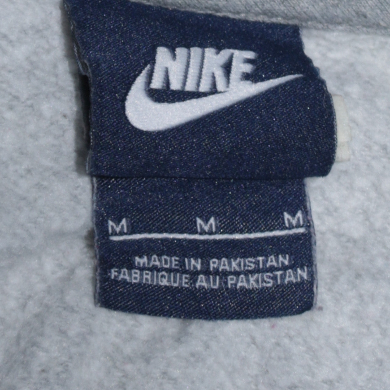Mens UK Size M Nike Grey Full Zip Hoodie
