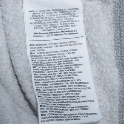 Mens UK Size M Nike Grey Full Zip Hoodie