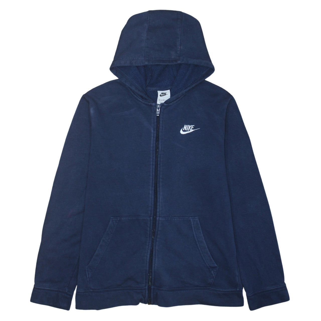 Boys UK Size XL Nike Blue Full Zip Hoodie
