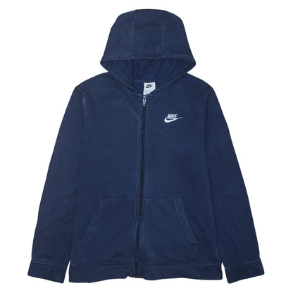 Boys UK Size XL Nike Blue Full Zip Hoodie
