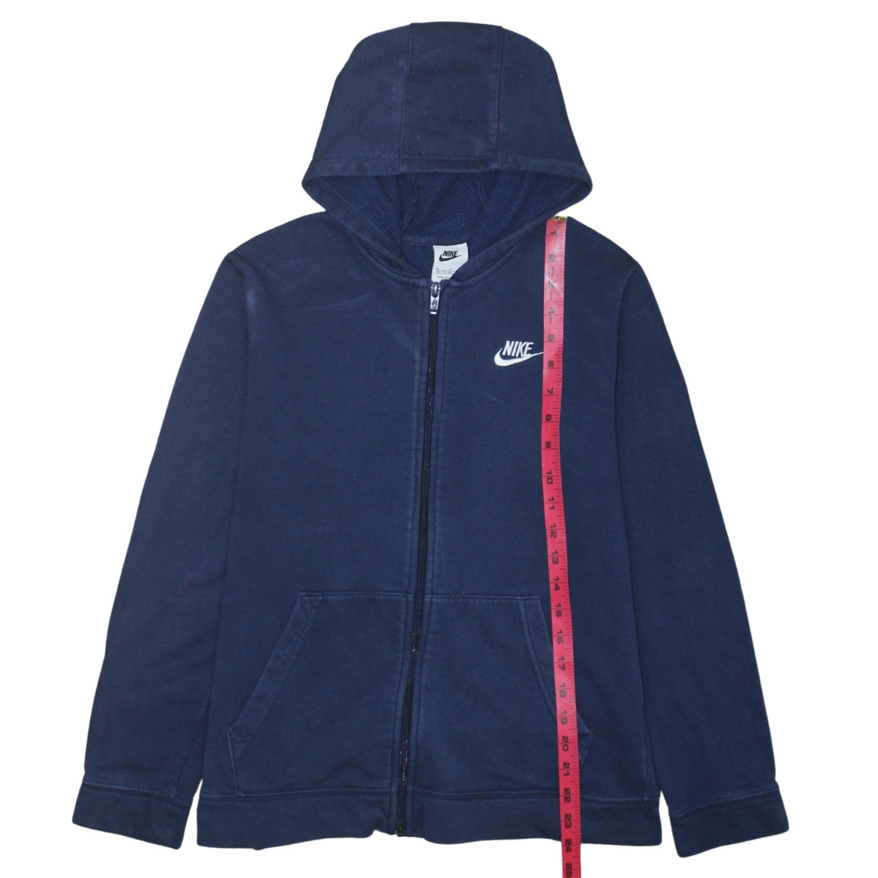 Boys UK Size XL Nike Blue Full Zip Hoodie