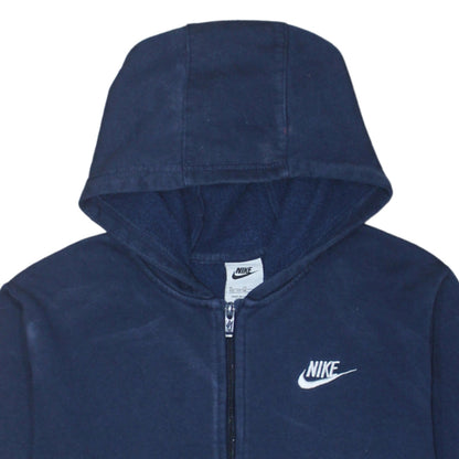 Boys UK Size XL Nike Blue Full Zip Hoodie