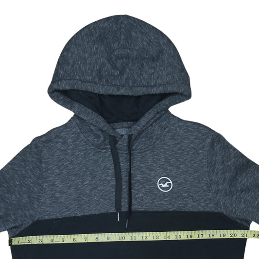 Mens UK Size S Hollister Grey Pullover Hoodie