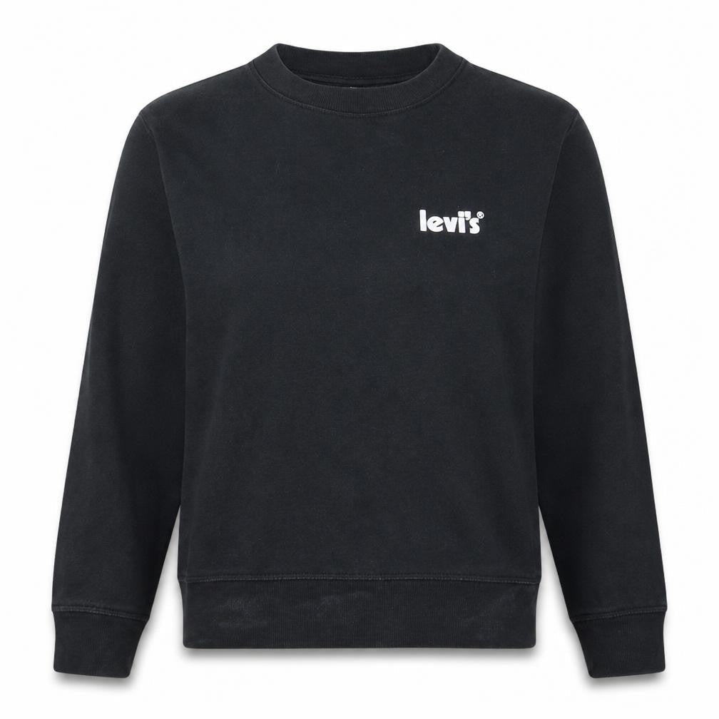 Womens UK Size S Levi's Black Pullover Sweatshirt