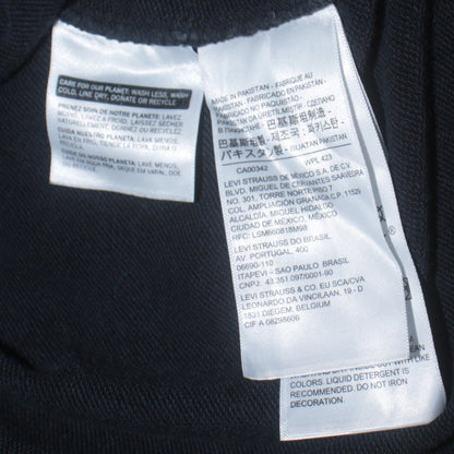 Womens UK Size S Levi's Black Pullover Sweatshirt