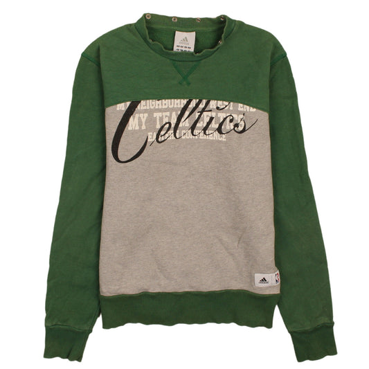 Mens UK Size M adidas Green Pullover Sweatshirt