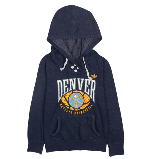 Womens UK Size S adidas Blue Pullover Hoodie