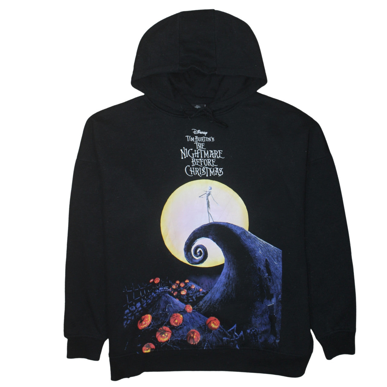 Womens UK Size XS Primark Black Pullover Hoodie
