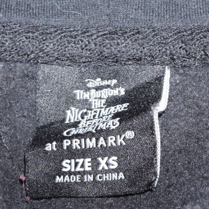 Womens UK Size XS Primark Black Pullover Hoodie