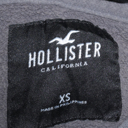 Mens UK Size XS Hollister Grey Pullover Hoodie