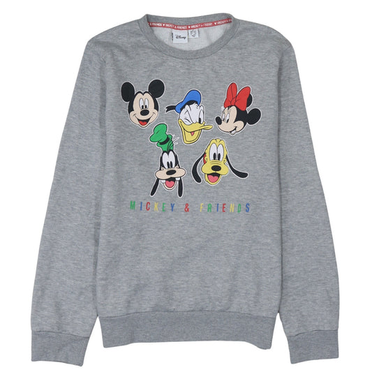 Womens UK Size M Disney Grey Pullover Sweatshirt