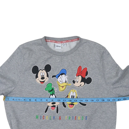 Womens UK Size M Disney Grey Pullover Sweatshirt