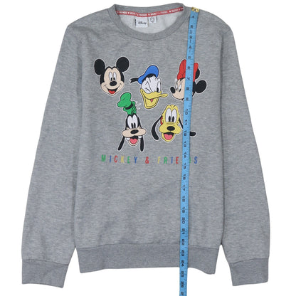 Womens UK Size M Disney Grey Pullover Sweatshirt